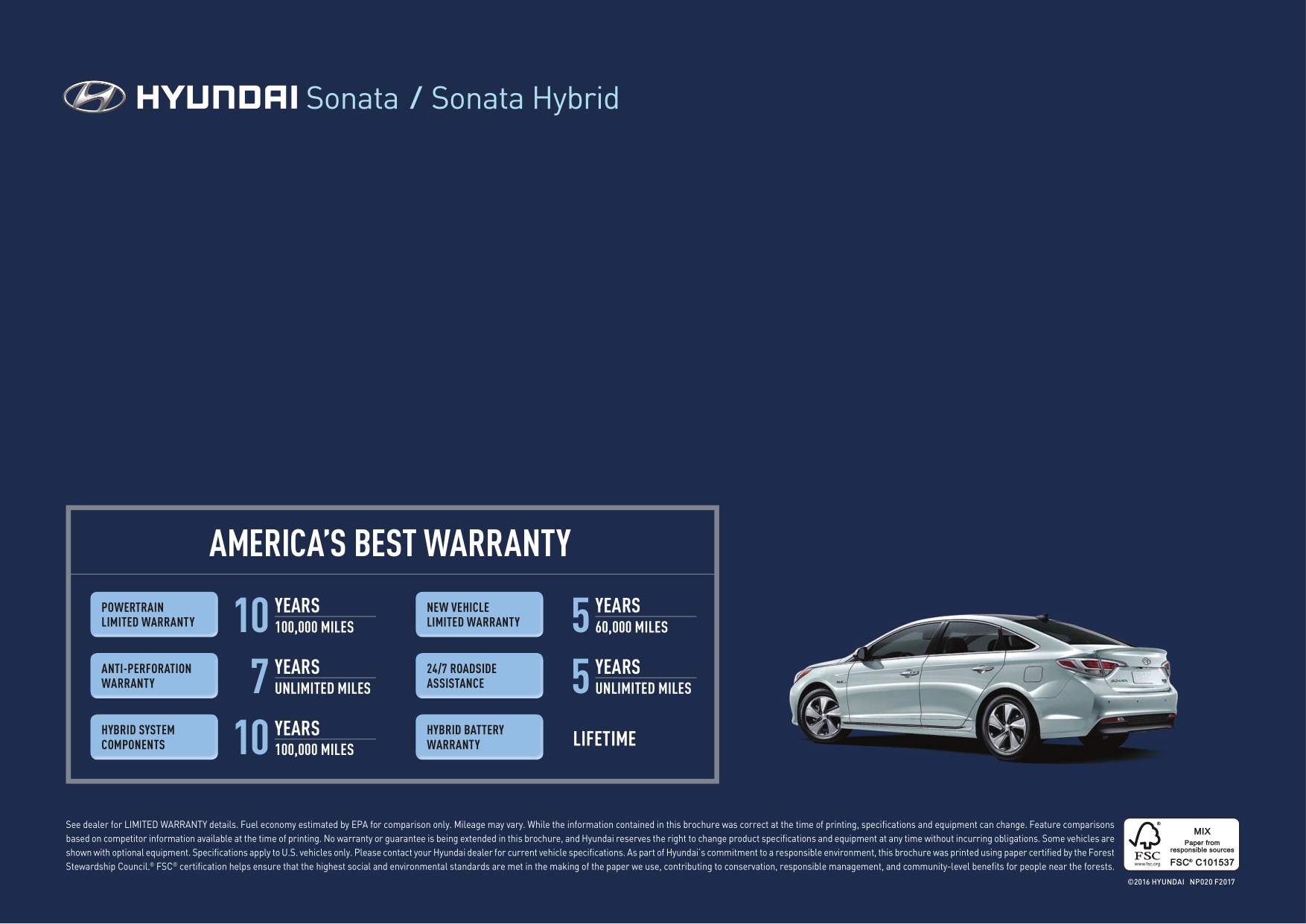 2017 Hyundai Sonata Brochure Page 10
